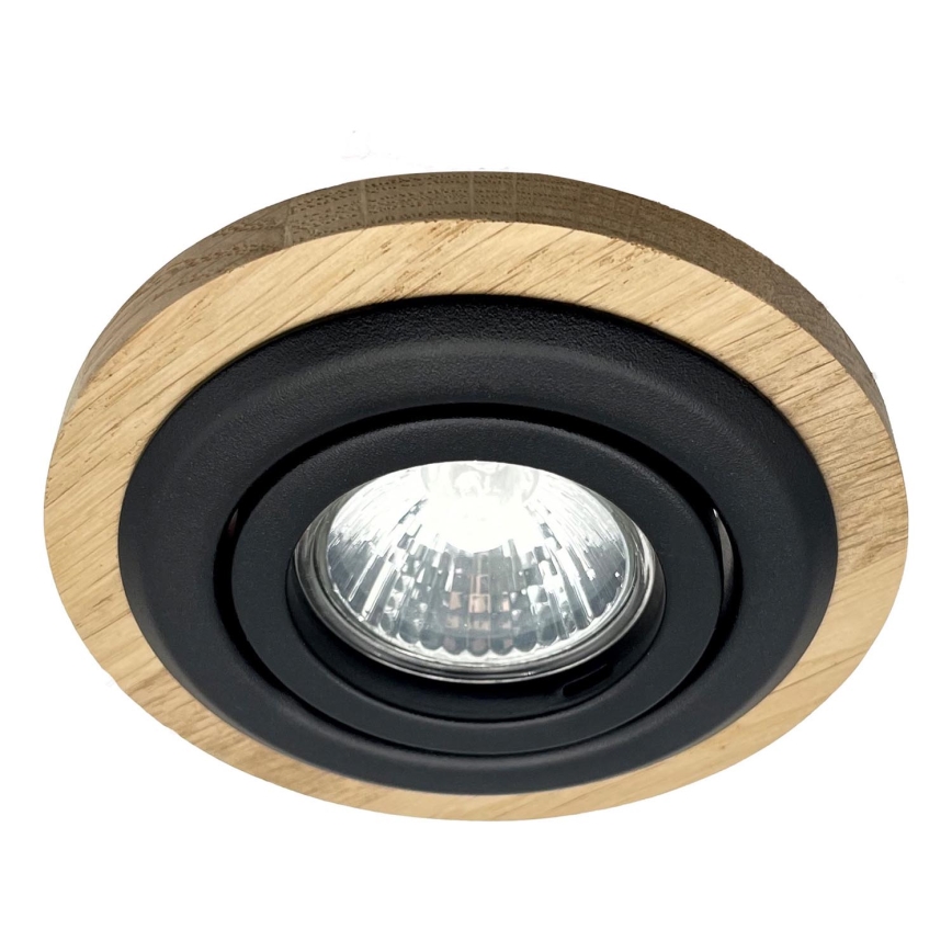 Iegremdējama lampa TOBBY 1xG9/20W/230V d. 11,5 cm ozols/melna