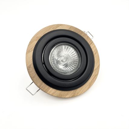 Iegremdējama lampa TOBBY 1xG9/20W/230V d. 11,5 cm ozols/melna