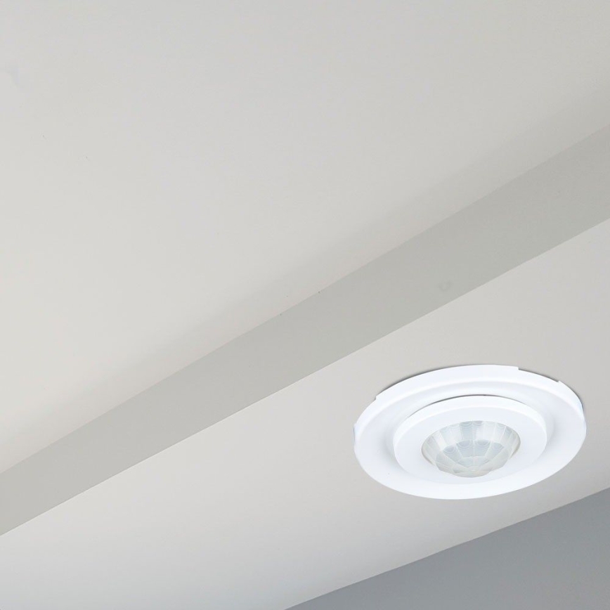 Iegremdējams kustību sensors PIR 360° 400W/230V balta
