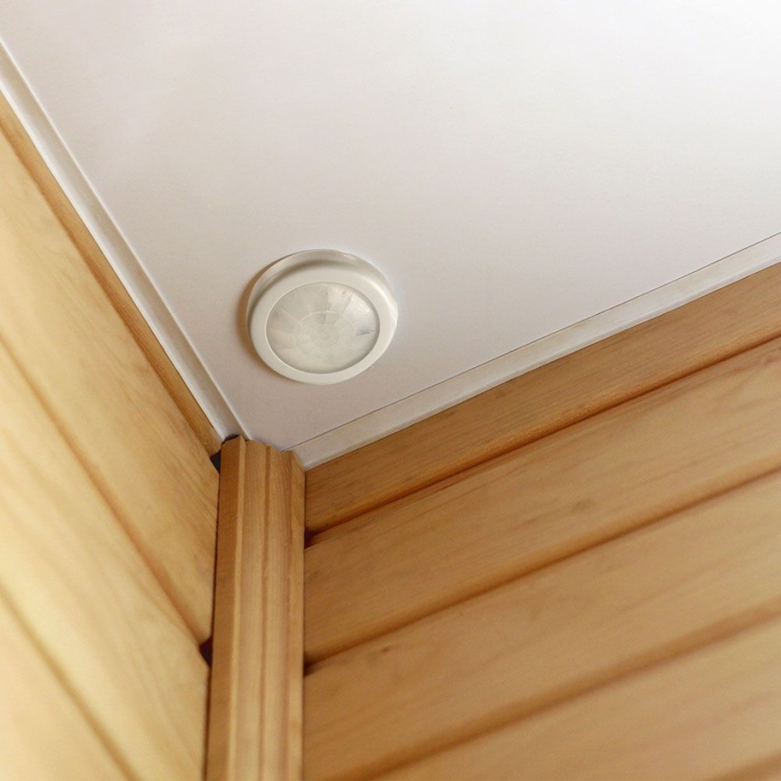 Iegremdējams kustību sensors PIR 360° 400W/230V balta