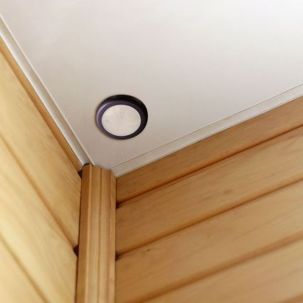 Iegremdējams kustību sensors PIR 360° 400W/230V melna