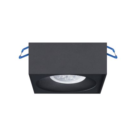 Iegremdējams starmetis BALI 1xGU5,3/MR16/25W/12V kvadrātveida melns
