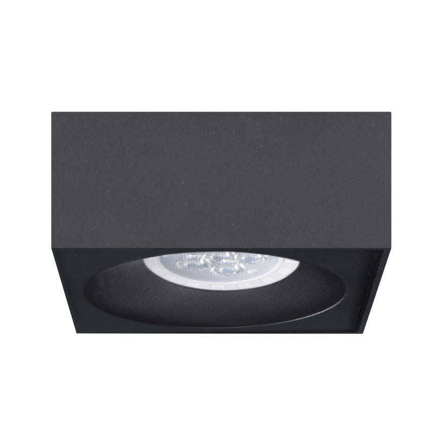 Iegremdējams starmetis BALI 1xGU5,3/MR16/25W/12V kvadrātveida melns