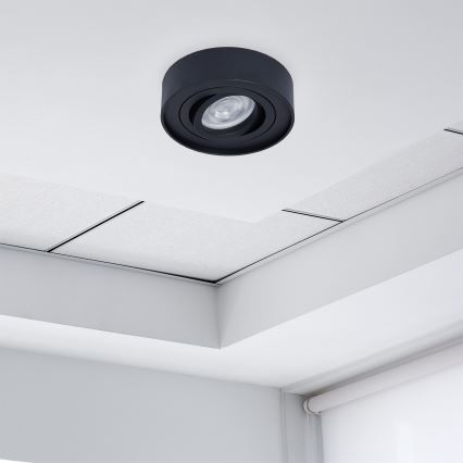 Iegremdējams starmetis NUSA 1xGU5,3/MR16/50W/12V apaļa melna