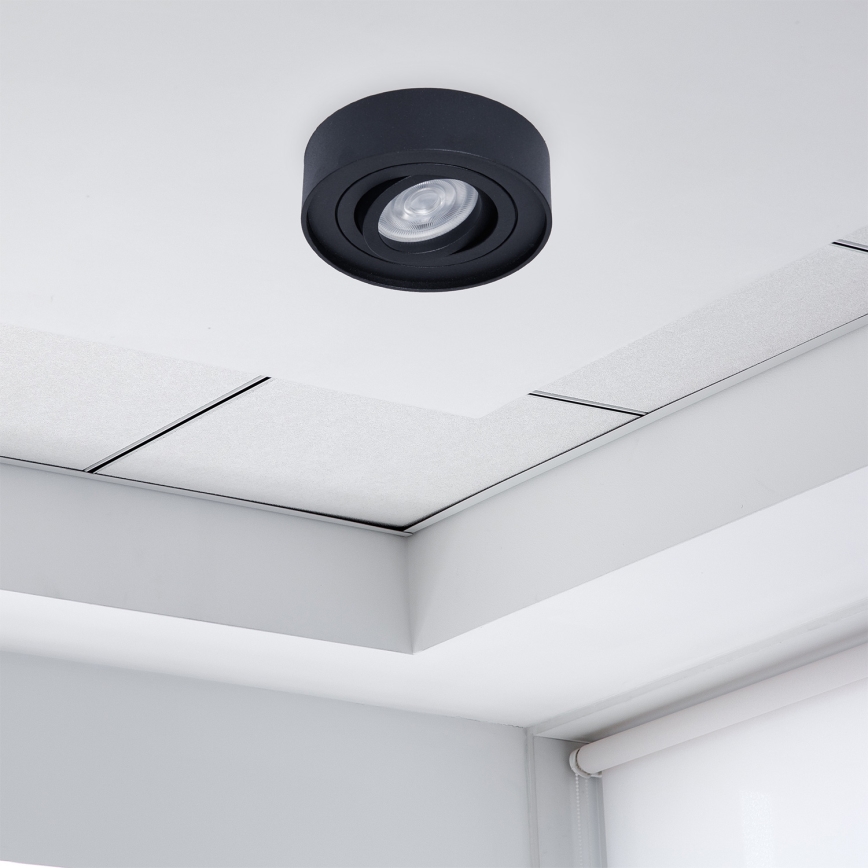 Iegremdējams starmetis NUSA 1xGU5,3/MR16/50W/12V apaļa melna