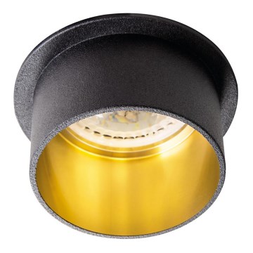 Iegremdējams starmetis SPAG GU10/35W melna/zelta