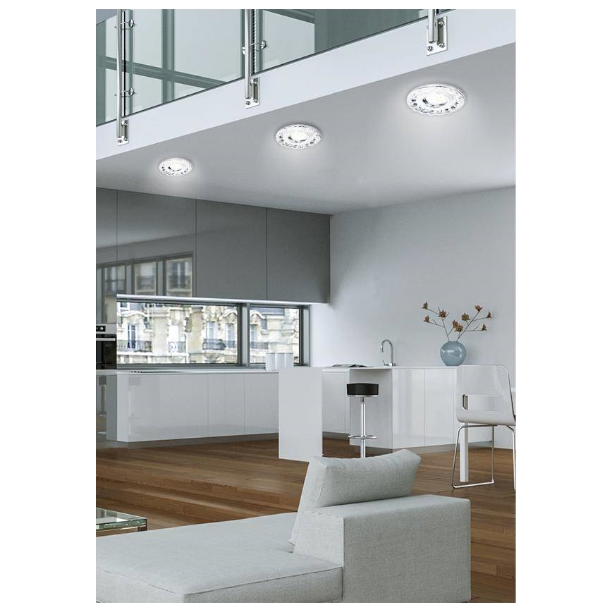 Iegremdēts gaismeklis EYE 1xGU10/35W/230V