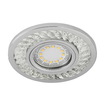 Iegremdēts gaismeklis EYE 1xGU10/50W + LED/3W/230V