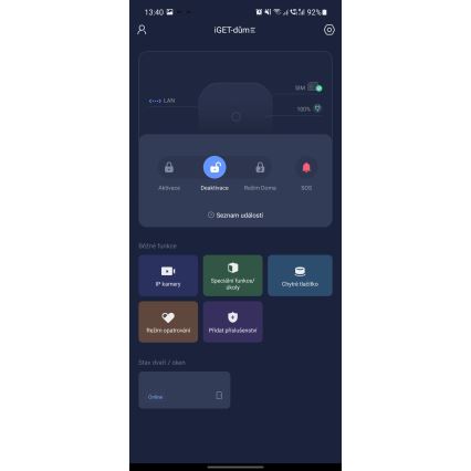Viedā bezvadu drošības sistēma 4G LTE/Wi-Fi/Ethernet/GSM