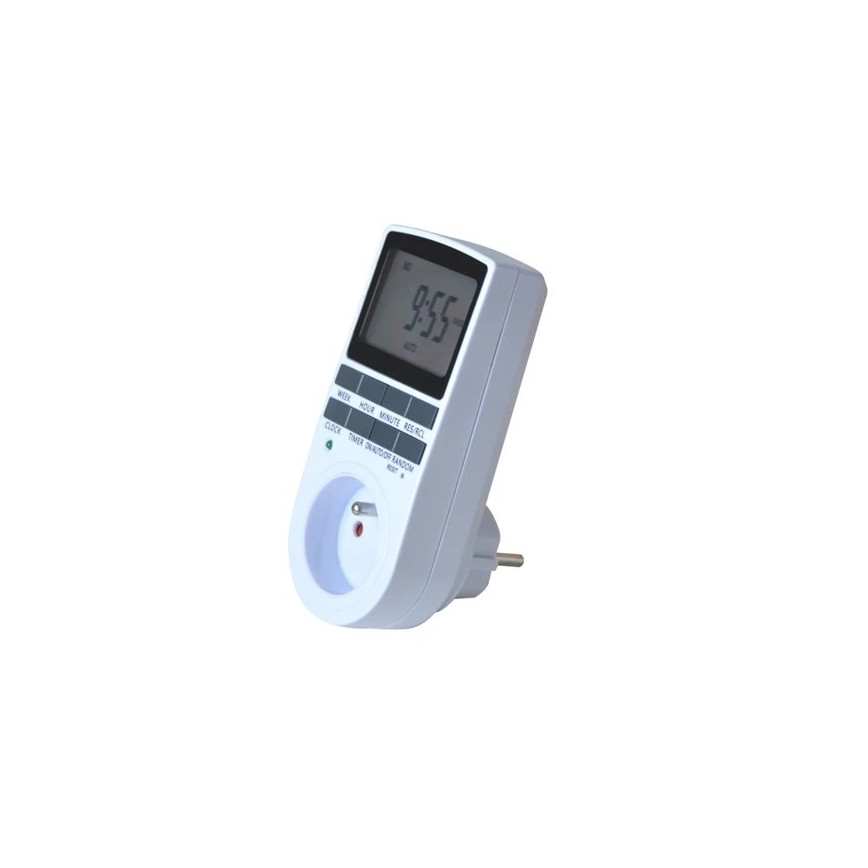 Iknedēļas digitālais taimera slēdzis 16A/230V