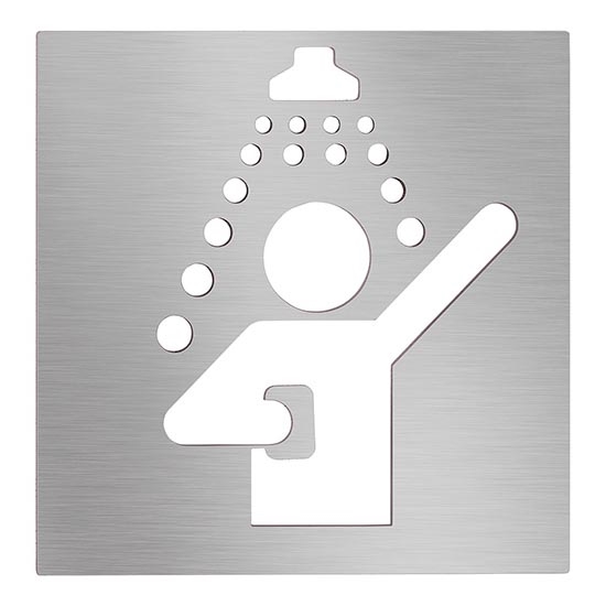 Ikona Duša 12x12 cm, nerūsējošais tērauds/sudraba