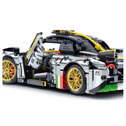 iM.Master - Konstruktora komplekts: automašīna ar mehānisko piedziņu, 1237 detaļas