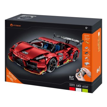 iM.Master - Saliekamā automašīna, 1835 detaļas, ar tālvadību, darbojas ar 2× AA baterijām