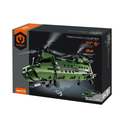 iM.Master - Saliekamais helikopters ar mehānisku piedziņu 2 vienā 393 detaļas