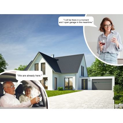 Immax 07706L - Garāžas durvju un automātisko vārtu vadība NEO LITE Smart DC5V Wi-Fi Tuya