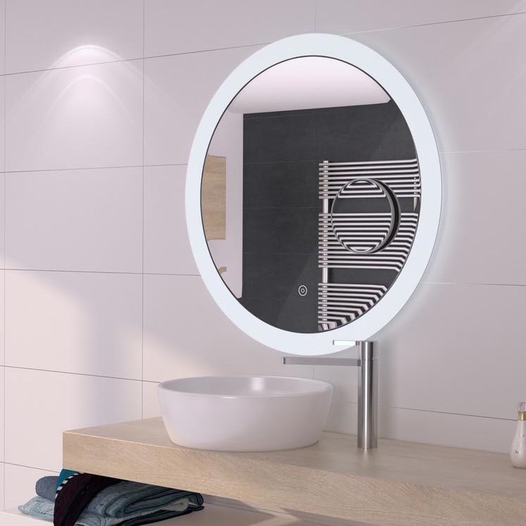 Immax 08229L - LED Aptumšojams vannas istabas spogulis ar fona gaismu ar atdalalāmu spoguli ANELLO IP44