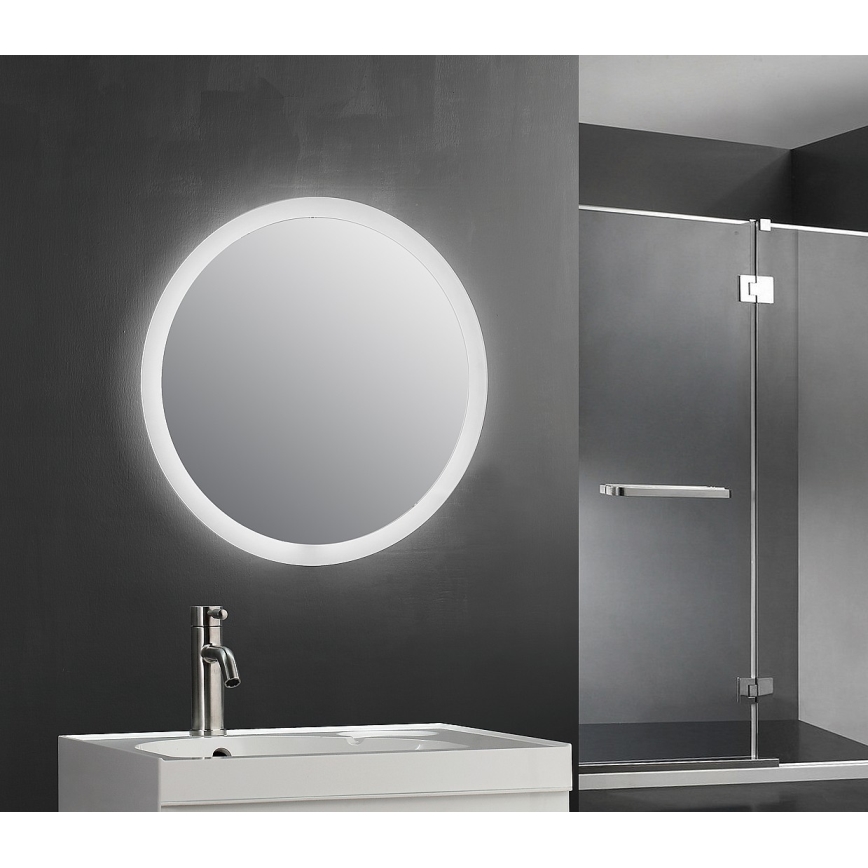 Immax 08229L - LED Aptumšojams vannas istabas spogulis ar fona gaismu ar atdalalāmu spoguli ANELLO IP44