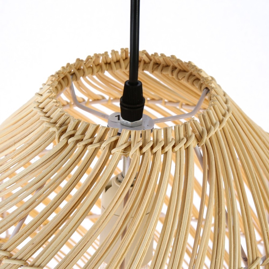 Lustra ar auklu PELO 1xE27/40W/230V d. 35 cm rotanga