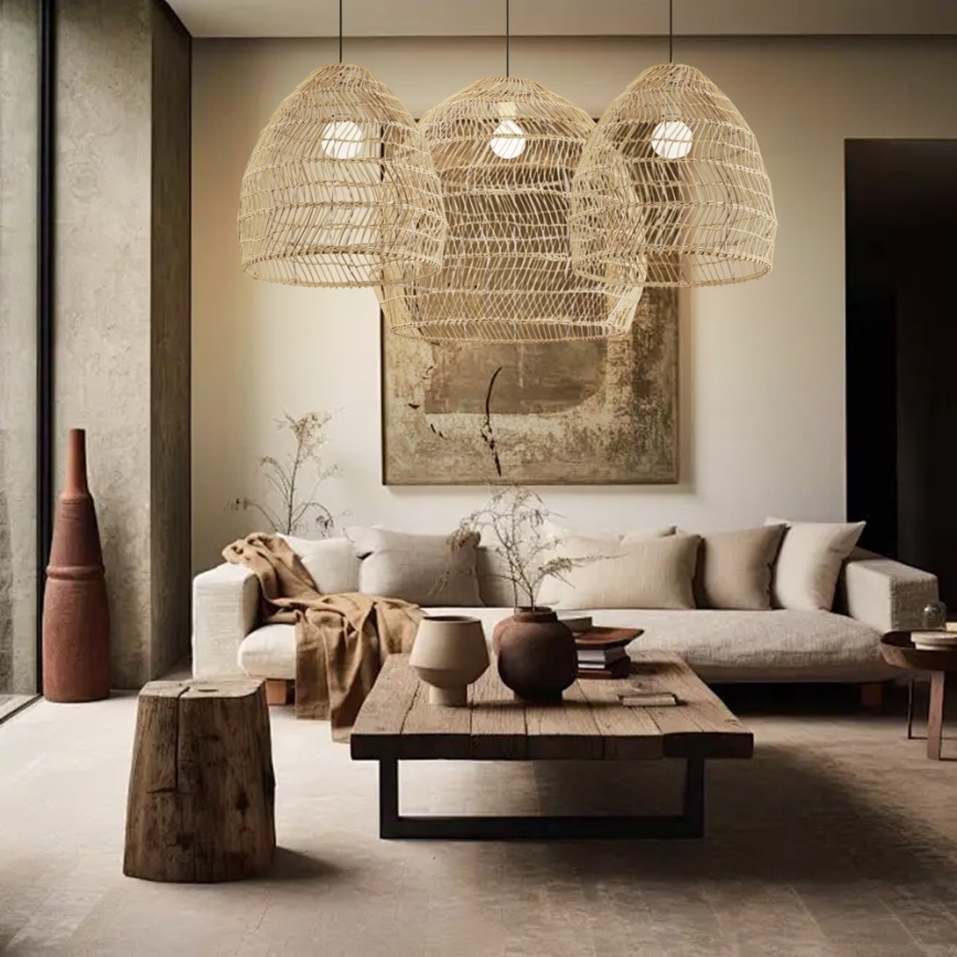 Pakaramā lampa uz kabeļa BOHO DELICADO 1xE27/40W/230V Ø 38 cm