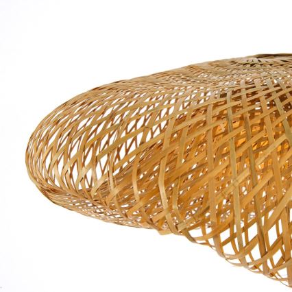 Lustra ar auklu HILO 1xE27/40W/230V d. 60 cm bambusa