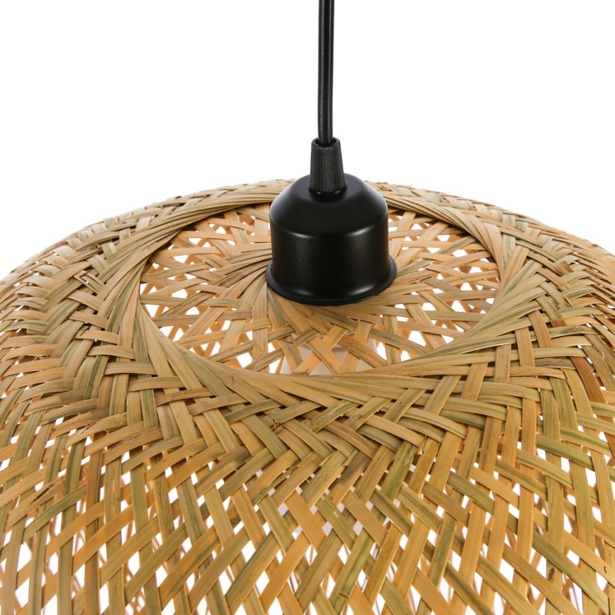 Lustra ar auklu HILO 1xE27/40W/230V d. 45 cm bambusa