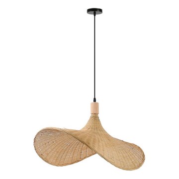Immax 08289L - Lustra ar auklu SOMBRERO 1xE27/40W/230V d. 70 cm rotanga