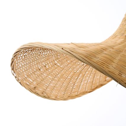 Immax 08289L - Lustra ar auklu SOMBRERO 1xE27/40W/230V d. 70 cm rotanga