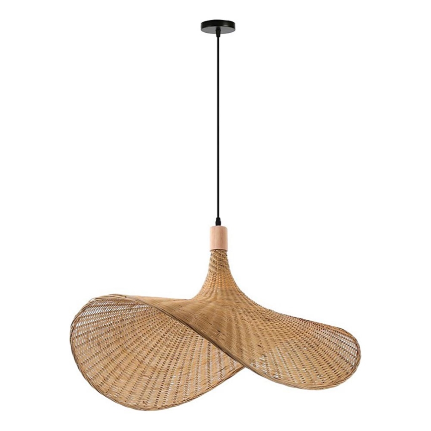 Immax 08290L - Lustra ar auklu SOMBRERO 1xE27/40W/230V d. 80 cm rotanga