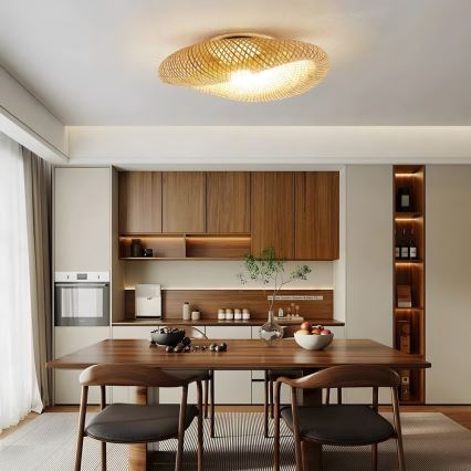 Griestu gaismeklis BOHO HILO 1xE27/40W/230V Ø 80 cm