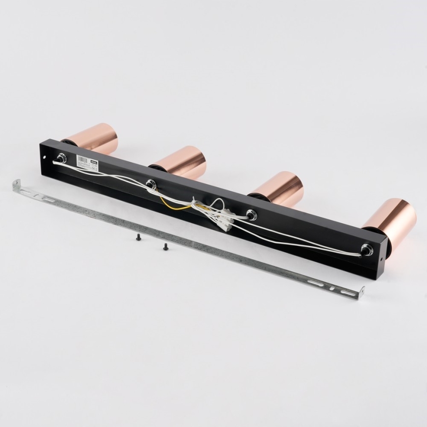 Virziena gaismeklis PUNTO 4xGU10/9W/230V rozā zelts