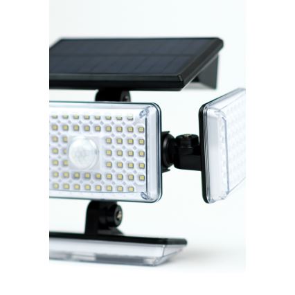 LED Saules enerģijas sienas lampa ar sensoru LED/5W/5,5V IP65 2400 mAh
