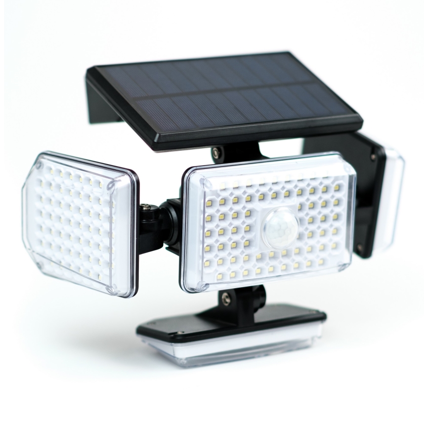 LED Saules enerģijas sienas lampa ar sensoru LED/5W/5,5V IP65 2400 mAh