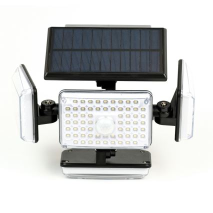 LED Saules enerģijas sienas lampa ar sensoru LED/5W/5,5V IP65 2400 mAh
