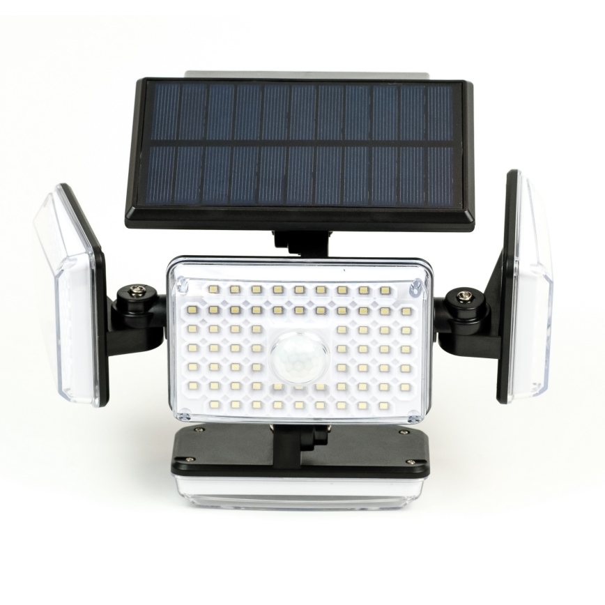 LED Saules enerģijas sienas lampa ar sensoru LED/5W/5,5V IP65 2400 mAh