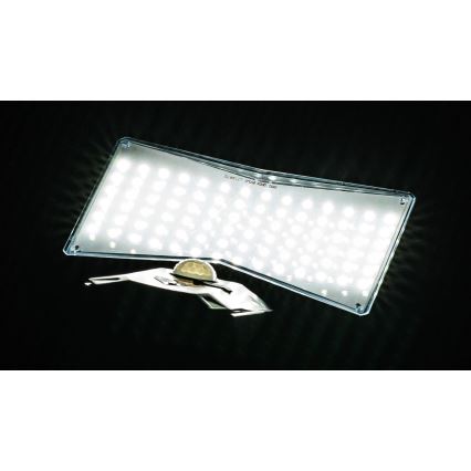 LED Saules enerģijas sienas lampa ar sensoru LED/2,6W/5,5V IP65 1800 mAh melna