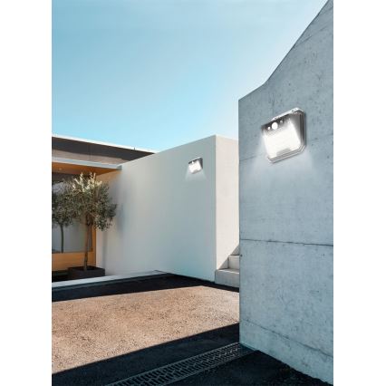 LED Saules enerģijas sienas lampa ar sensoru LED/3W/5,5V IP65 1200 mAh