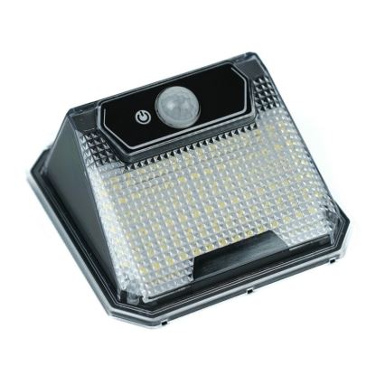 LED Saules enerģijas sienas lampa ar sensoru LED/3W/5,5V IP65 1200 mAh