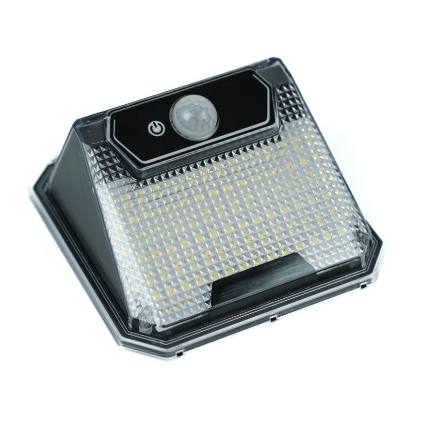 LED Saules enerģijas sienas lampa ar sensoru LED/3W/5,5V IP65 1200 mAh