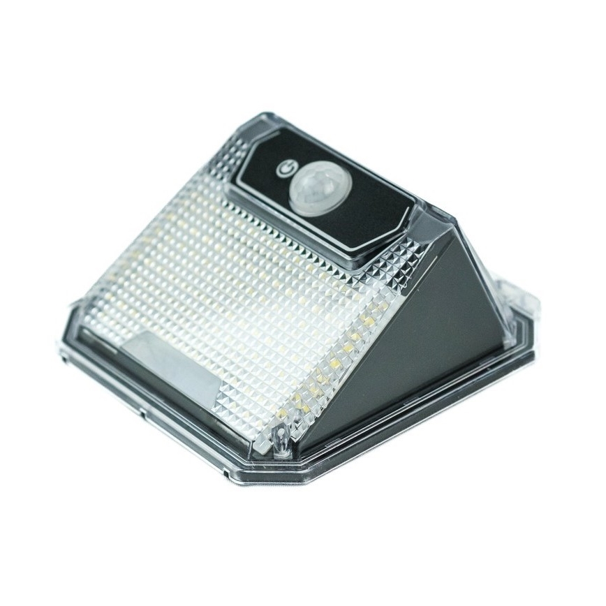 LED Saules enerģijas sienas lampa ar sensoru LED/3W/5,5V IP65 1200 mAh