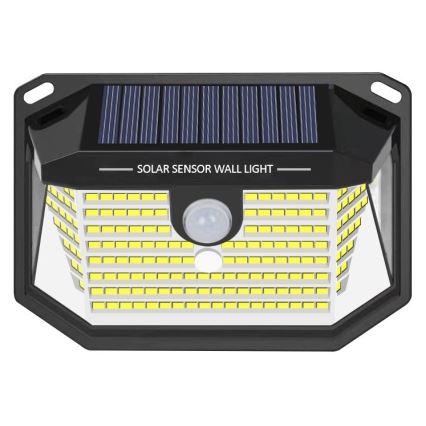 LED Saules enerģijas sienas lampa ar sensoru LED/4W/5,5V IP65