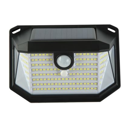 LED Saules enerģijas sienas lampa ar sensoru LED/4W/5,5V IP65