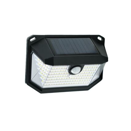 LED Saules enerģijas sienas lampa ar sensoru LED/4W/5,5V IP65 1200 mAh