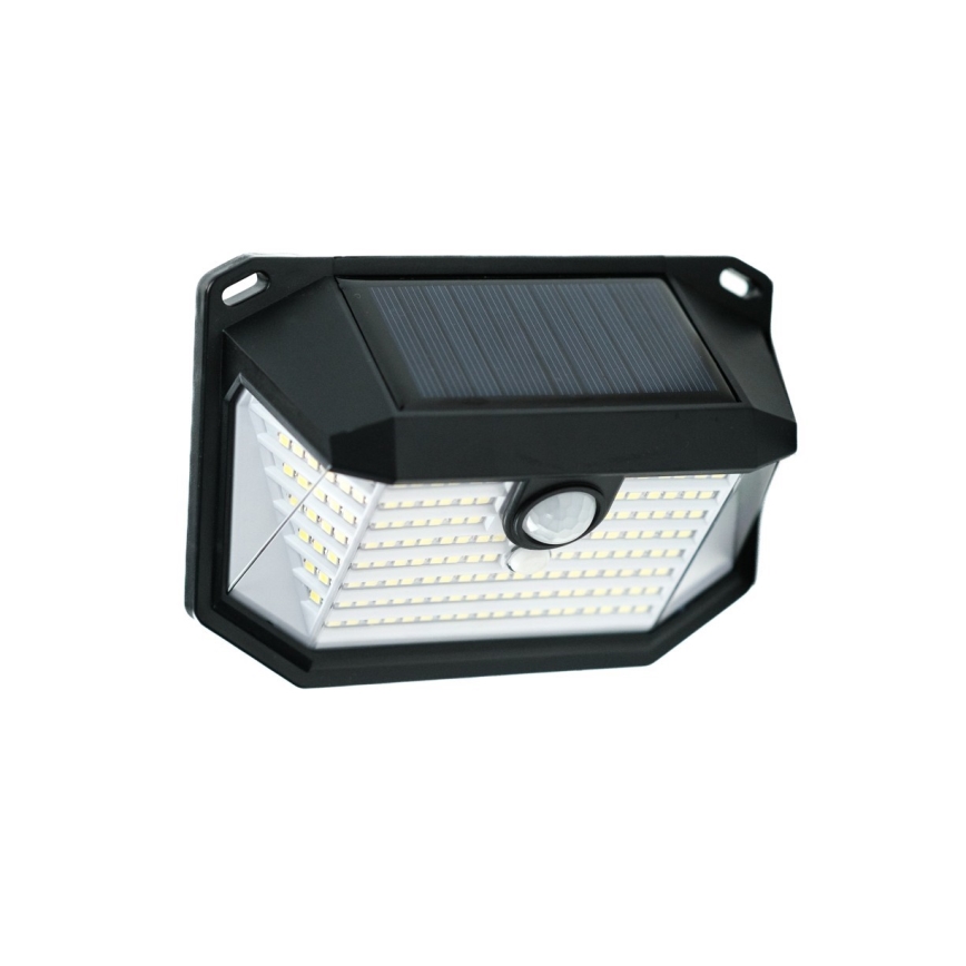 LED Saules enerģijas sienas lampa ar sensoru LED/4W/5,5V IP65 1200 mAh