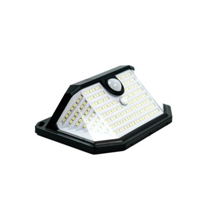 LED Saules enerģijas sienas lampa ar sensoru LED/4W/5,5V IP65