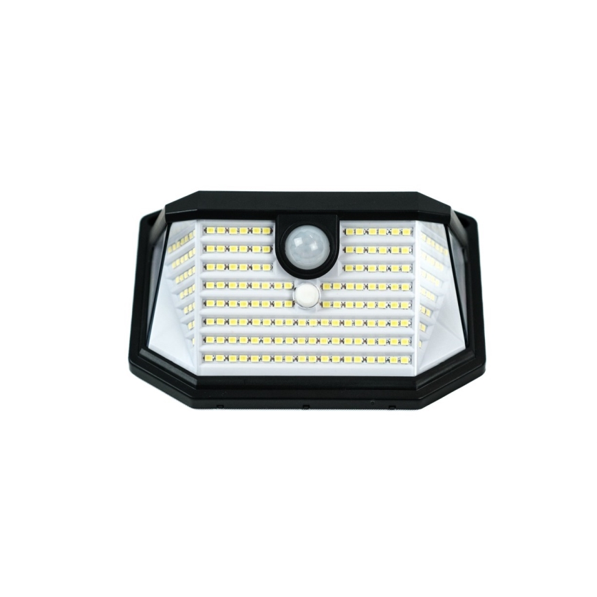 LED Saules enerģijas sienas lampa ar sensoru LED/4W/5,5V IP65 1200 mAh