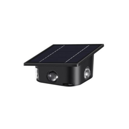 LED Saules enerģijas sienas lampa ar sensoru LED/2W/5V IP54 1300 mAh