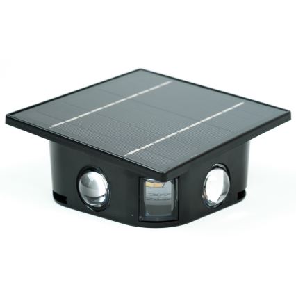 LED Saules enerģijas sienas lampa ar sensoru LED/2W/5V IP54 1300 mAh