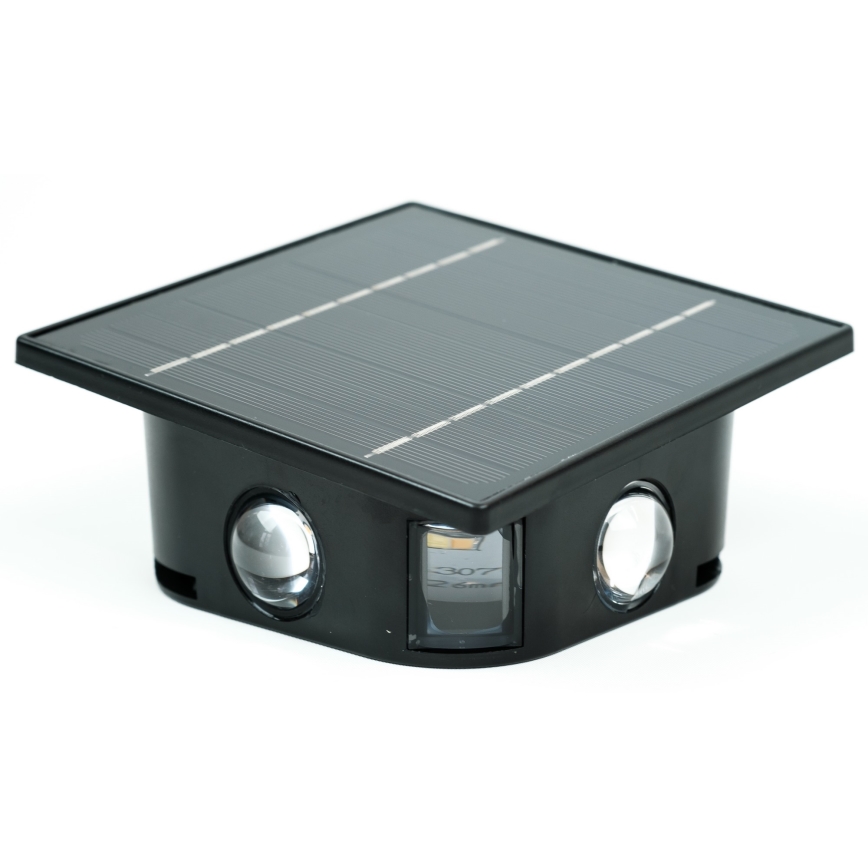 LED Saules enerģijas sienas lampa ar sensoru LED/2W/5V IP54 1300 mAh