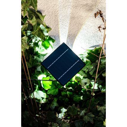 LED Saules enerģijas sienas lampa ar sensoru LED/2W/5V IP54 1300 mAh