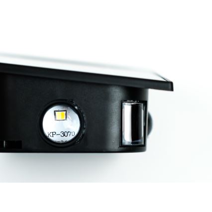 LED Saules enerģijas sienas lampa ar sensoru LED/2W/5V IP54 1300 mAh